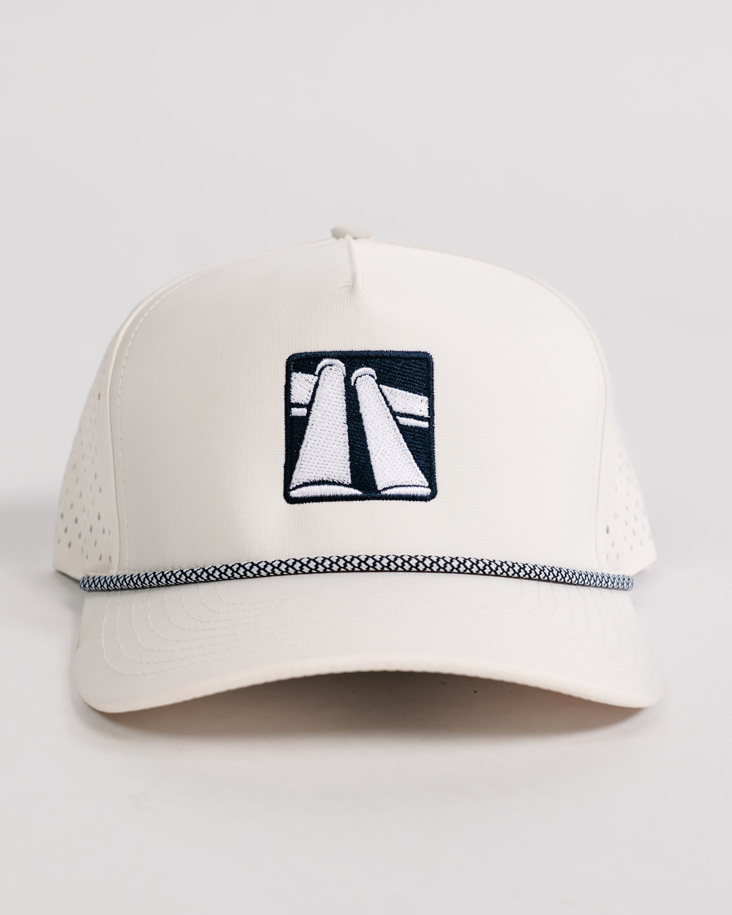 White Columns Rope Hat - Embroidered (FDL)
