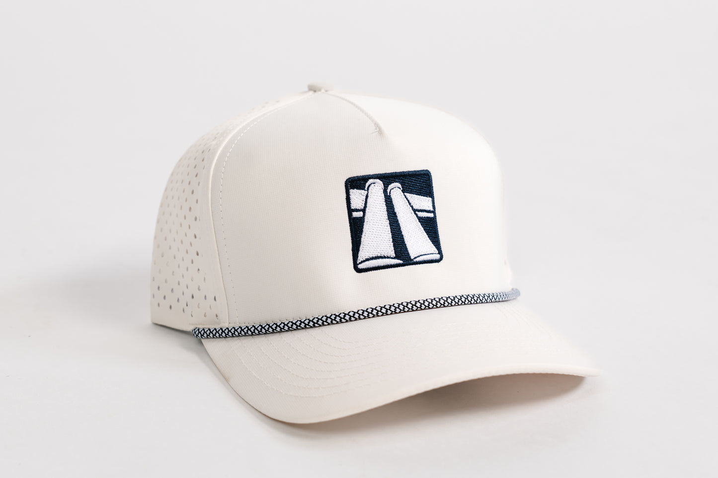 White Columns Rope Hat - Embroidered (FDL)